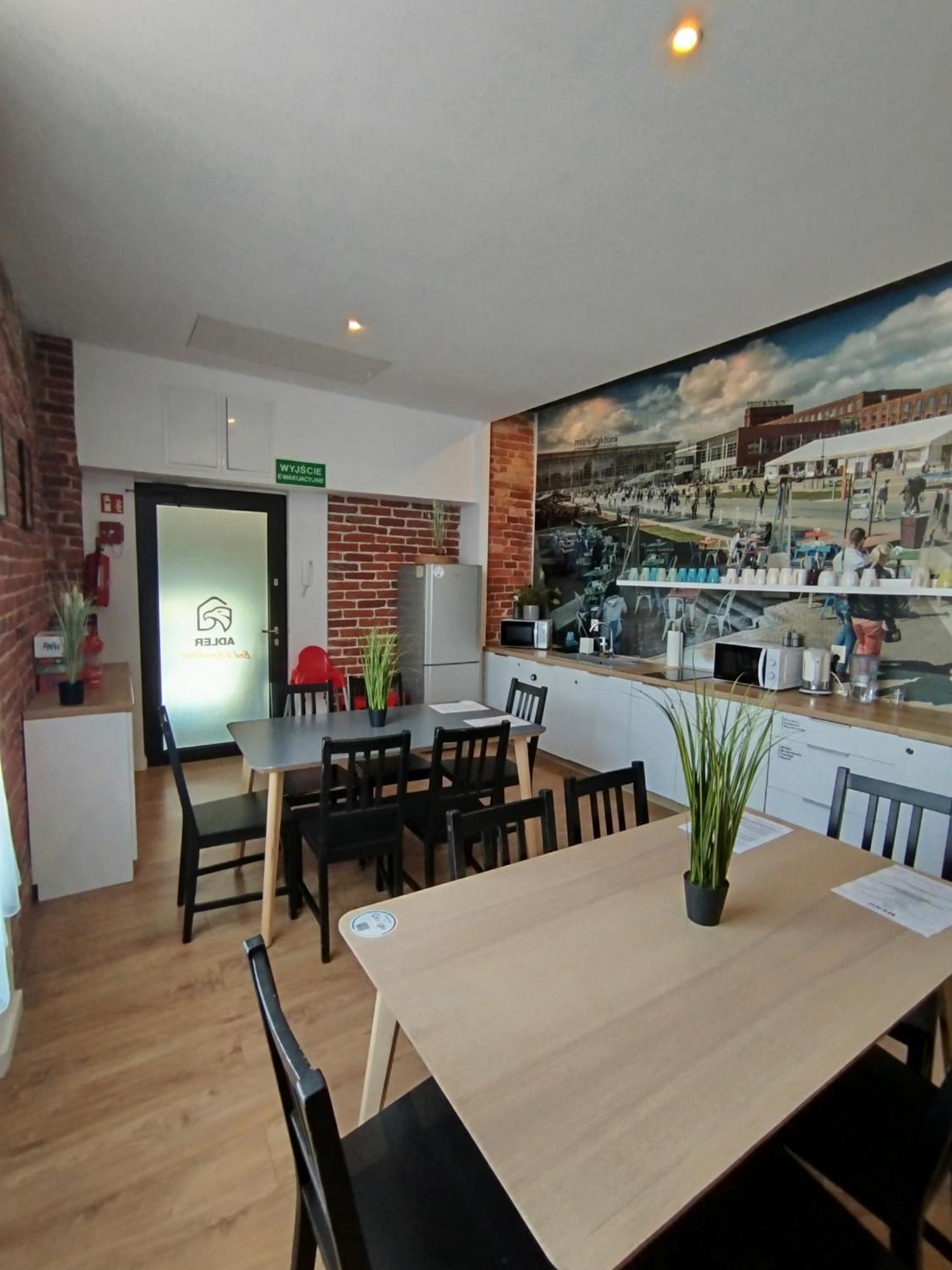Appartamento Adler Bed&Breakfast Łódź Esterno foto